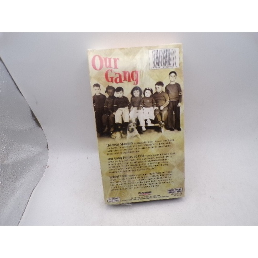 Our Gang 3 Features VHS The Bear Shooters Follies Schools Out Little Rascals NEW - Picture 2 of 3